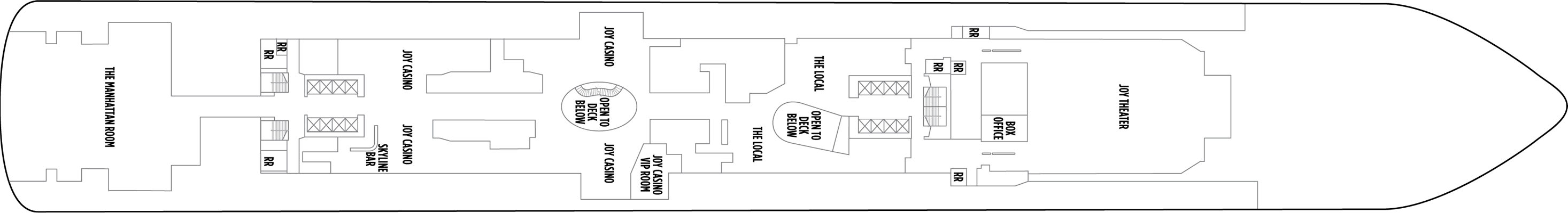 Deckplan Deck 7 – Norwegian Joy