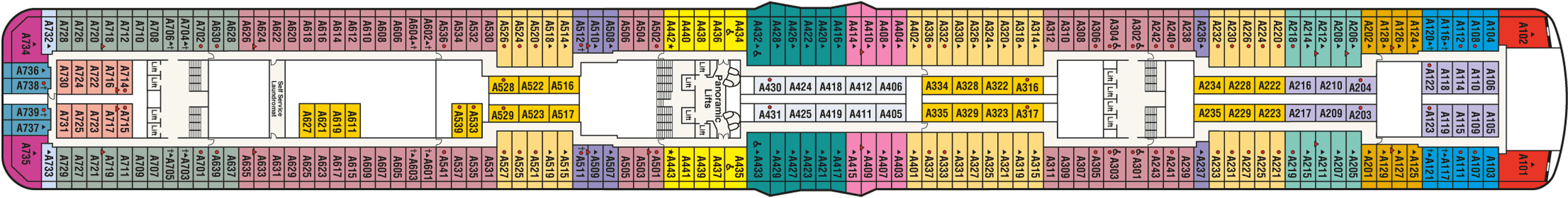 Deckplan Aloha 12 – Regal Princess