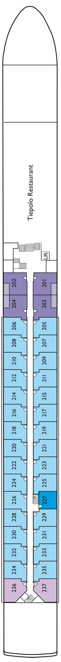Deckplan Rialto – Lady Diletta