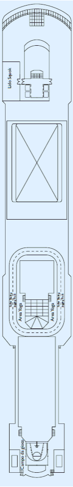 Deckplan Fuxia Deck – Costa Deliziosa