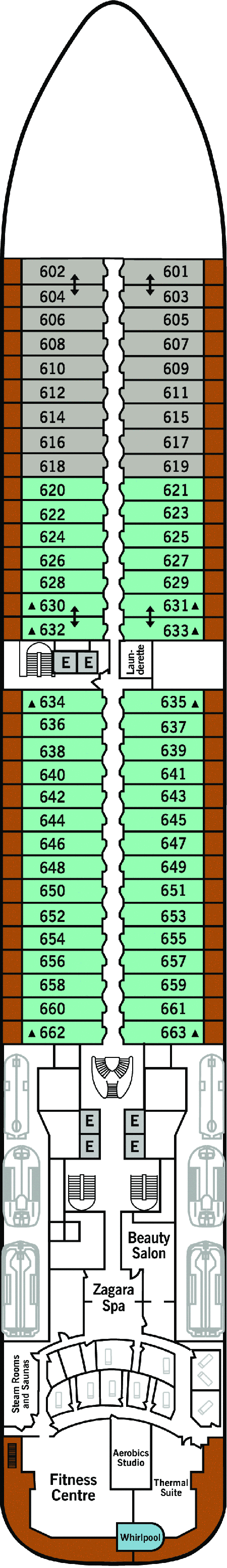 Deckplan Deck 6 – Silver Moon