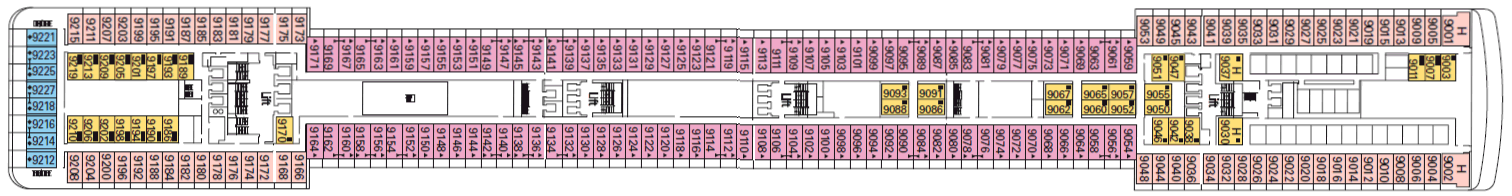 Deckplan Ungaretti – MSC Poesia