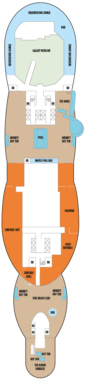 Deckplan Deck 17 – Norwegian Viva