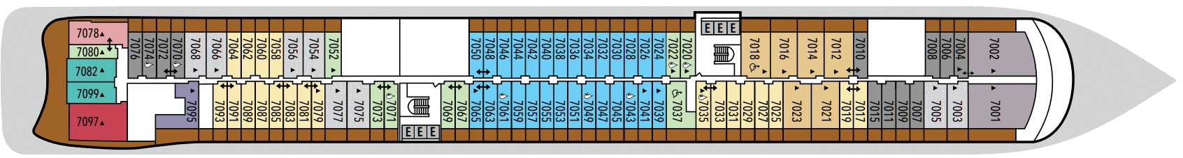 Deckplan Deck 7 – Silver Ray