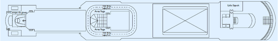 Deckplan Fuxia Deck – Costa Deliziosa