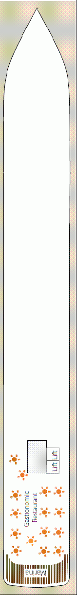 Deckplan Deck 2 – Austral