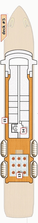 Deckplan Deck #5 – SeaDream I