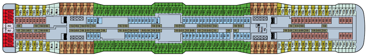 Deckplan Deck 11 – Norwegian Epic
