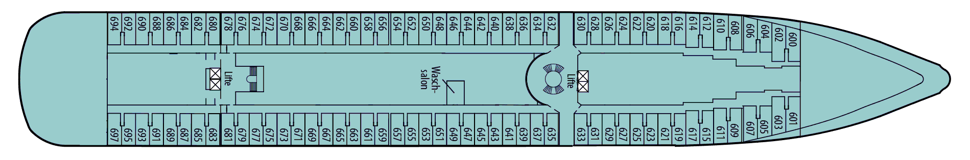 Deckplan Deck 6 - Orion-Deck – Amera