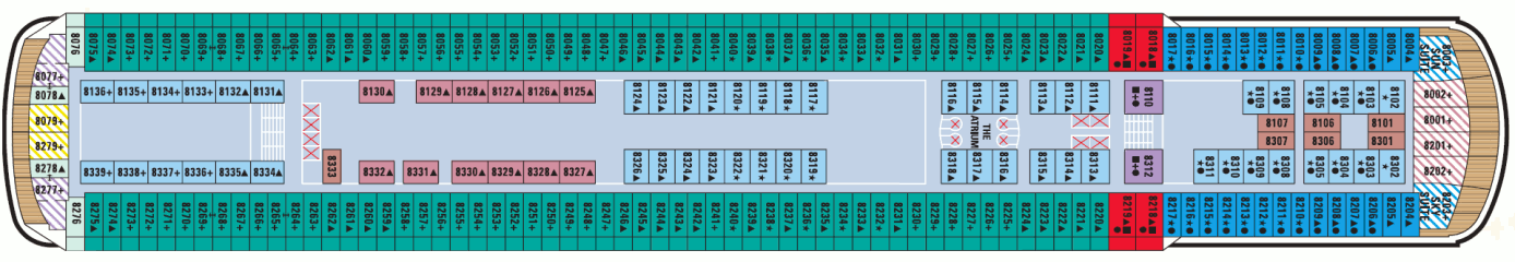 Deckplan Viking Deck – Norwegian Sun