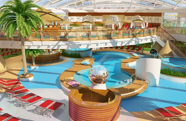 Der Beach Club wurde umgestaltet