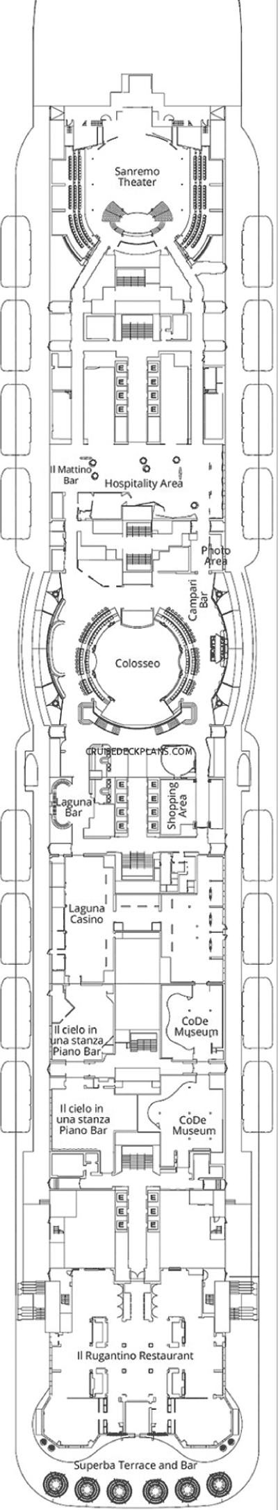 Deckplan Deck 07 – Costa Smeralda
