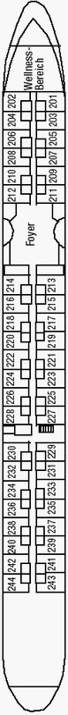 Deckplan Saturndeck – Viktoria