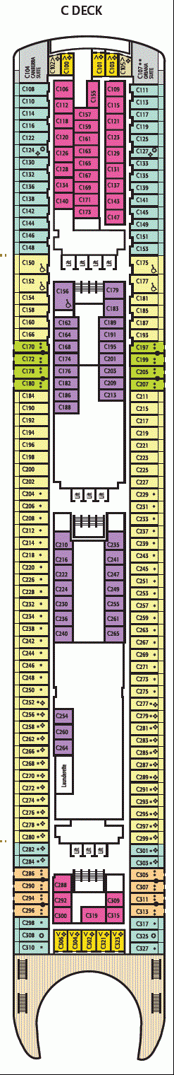 Deckplan C Deck – Aurora