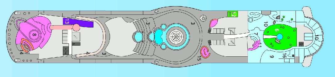 Deckplan Deck 12 – AIDAbella