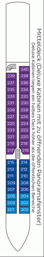 Deckplan Mitteldeck – Seine Comtesse