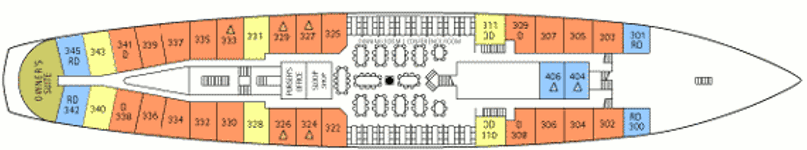Deckplan Clipperdeck – Star Flyer
