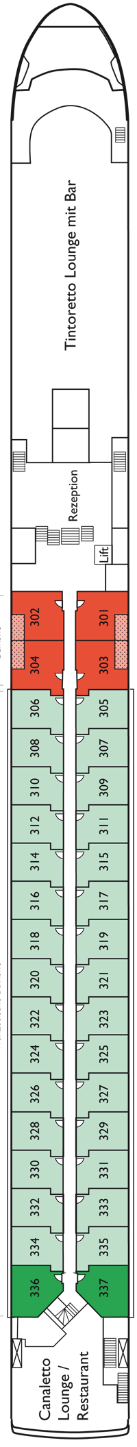 Deckplan San Marco – Lady Diletta
