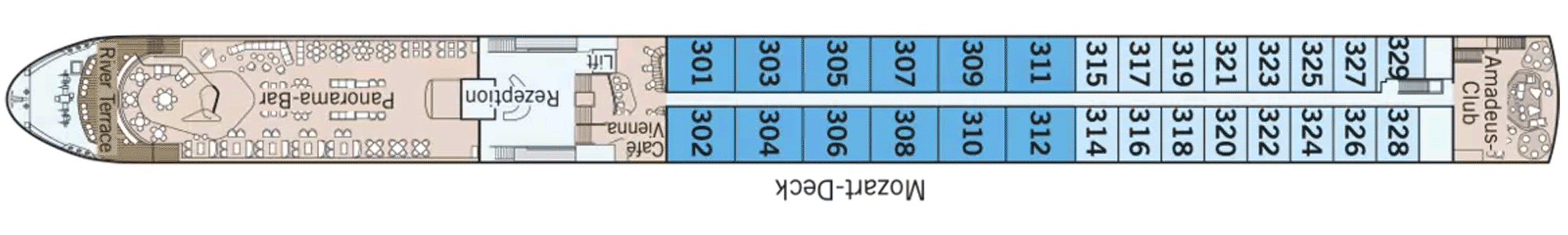 Deckplan 3 - Mozart Deck – Amadeus Riva