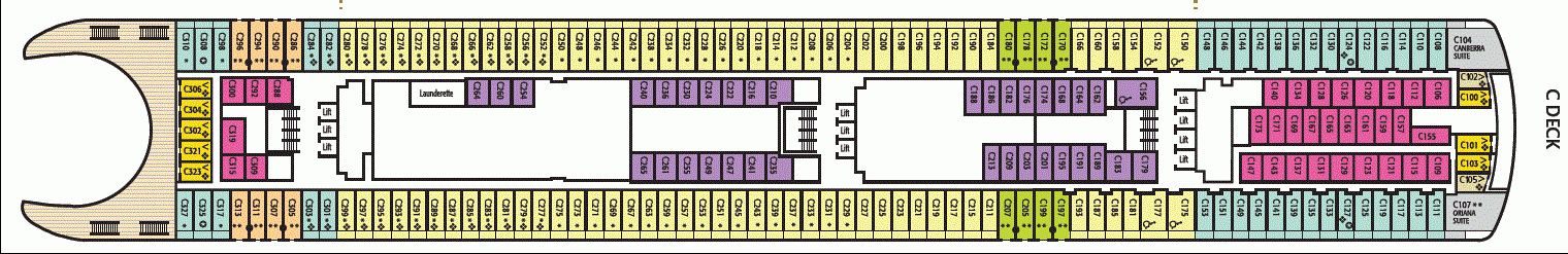Deckplan C Deck – Aurora