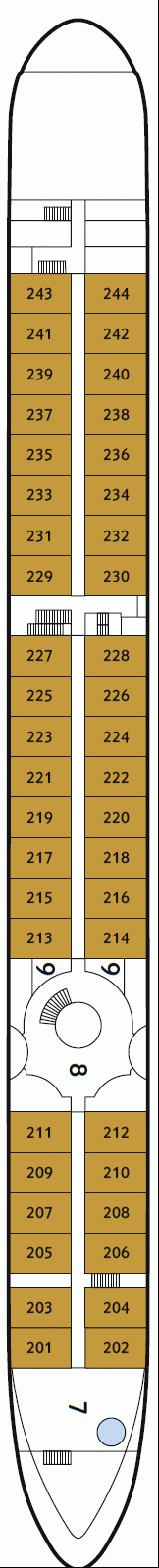 Deckplan Mitteldeck – Maxima