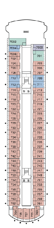 Deckplan Deck 7 – Paul Gauguin