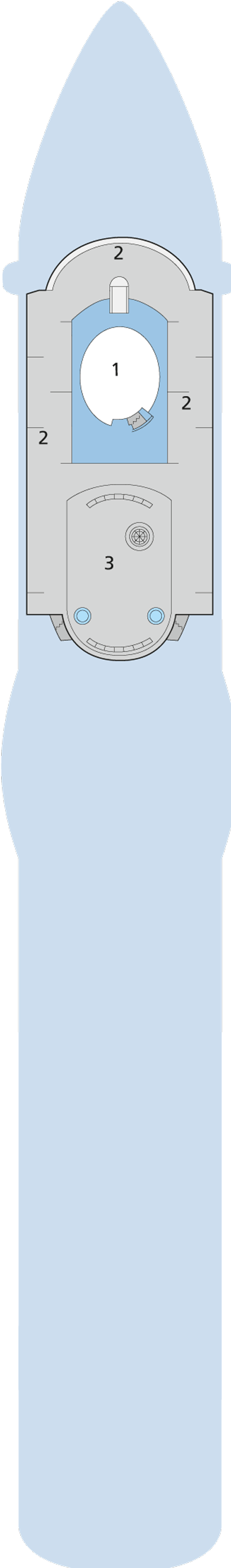 Deckplan Deck 15 – AIDAmar