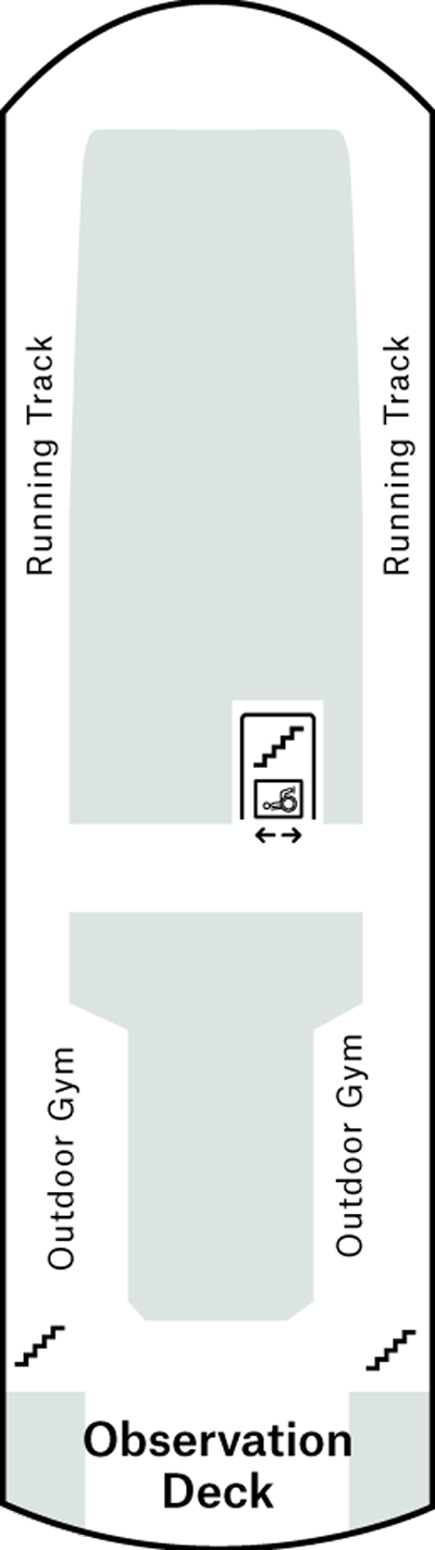 Deckplan Deck 11 – Roald Amundsen