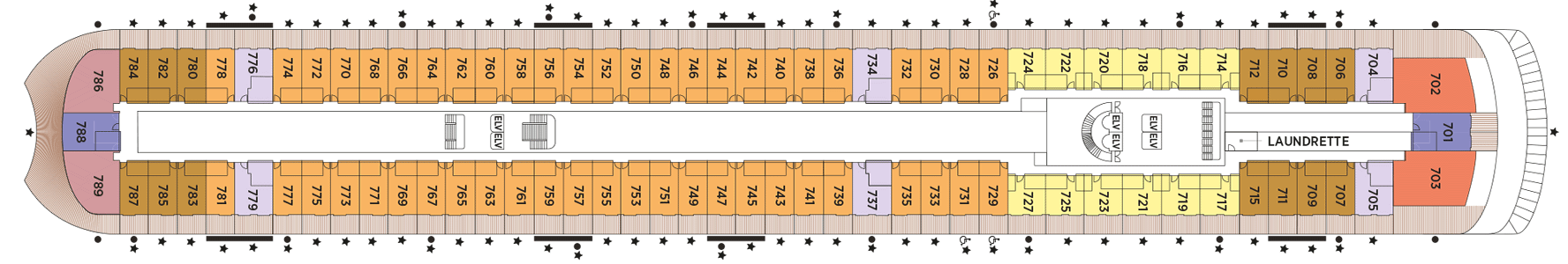 Deckplan Deck 7 – Seven Seas Prestige