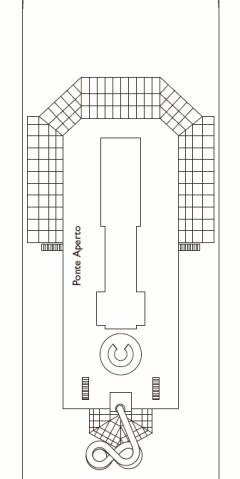 Deckplan Volare Deck – Costa Pacifica