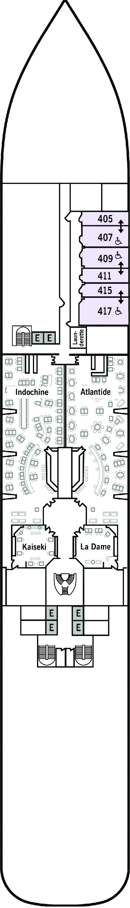 Deckplan Deck 4 – Silver Moon