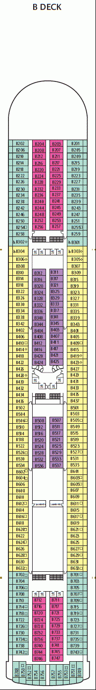 Deckplan B Deck – Ventura