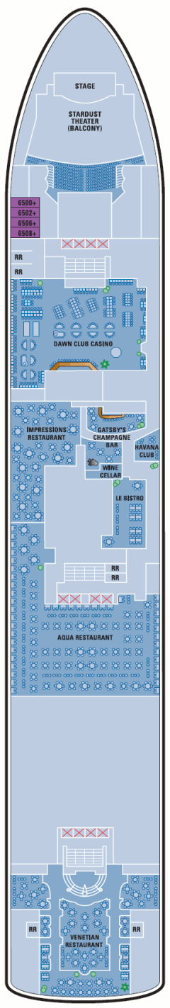 Deckplan Deck 06 – Norwegian Dawn