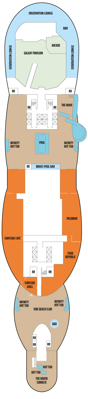 Deckplan Deck 17 – Norwegian Prima