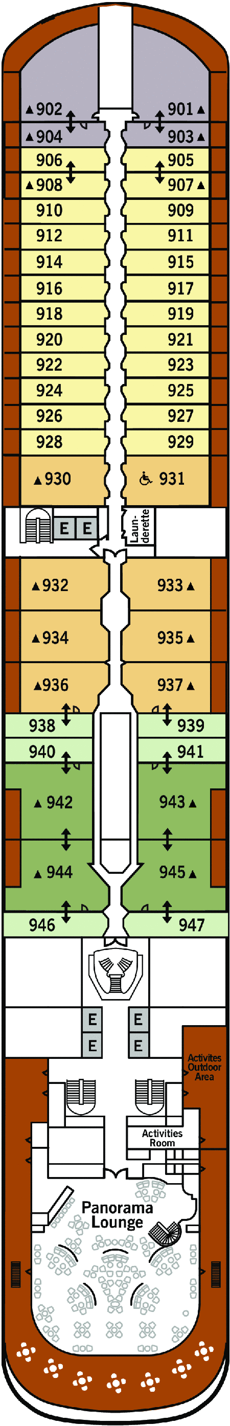 Deckplan Deck 9 – Silver Moon