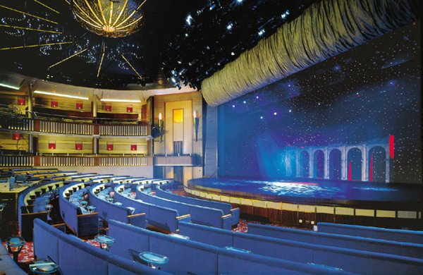 Die Shows im Theater wechseln täglich