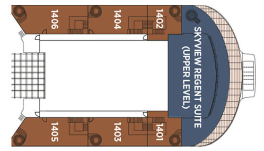 Deckplan Deck 15 – Seven Seas Prestige