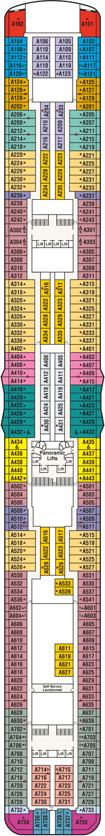 Deckplan Aloha 12 – Regal Princess