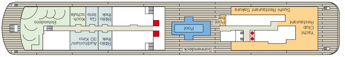 Deckplan Deck 9 – MS Europa 2