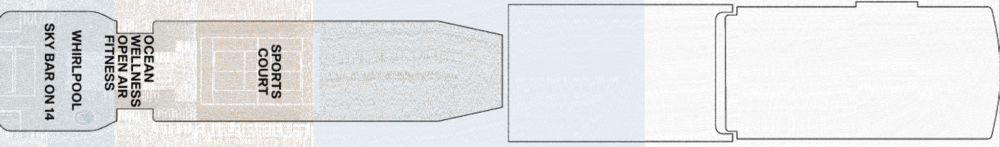 Deckplan Deck 14 – Explora III