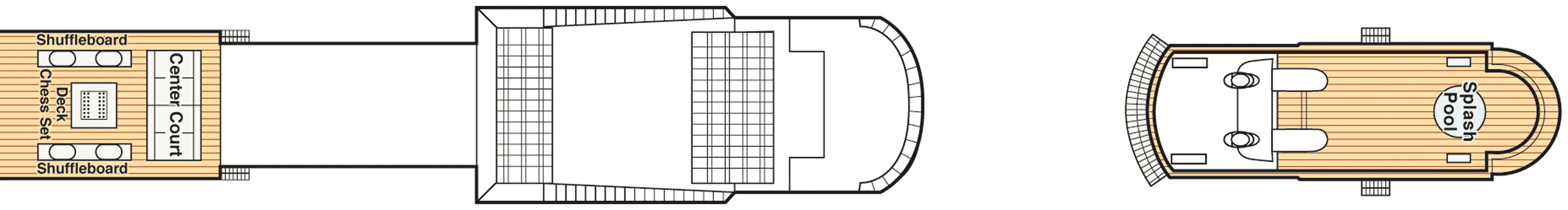 Deckplan Deck 16 Sports – Island Princess