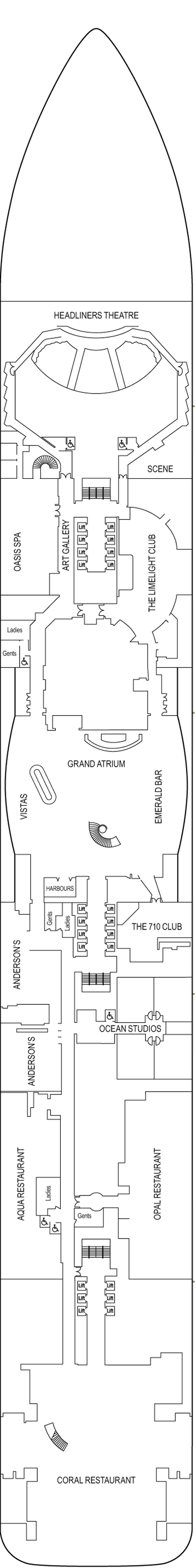 Deckplan Deck 6 – Iona
