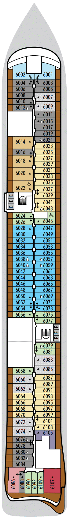 Deckplan Deck 6 – Silver Ray