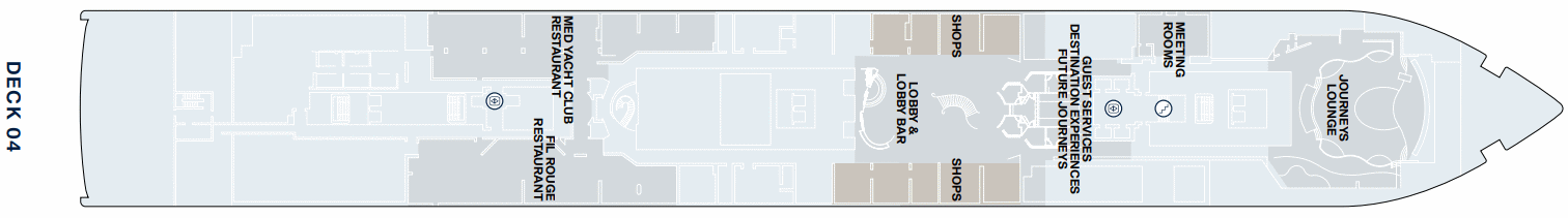 Deckplan Deck 4 – Explora IV