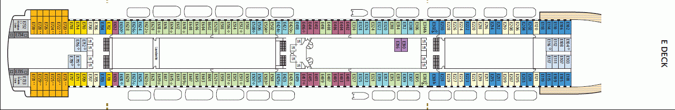 Deckplan E Deck – Ventura