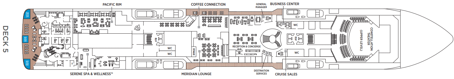 Deckplan Deck 5 – Seven Seas Grandeur