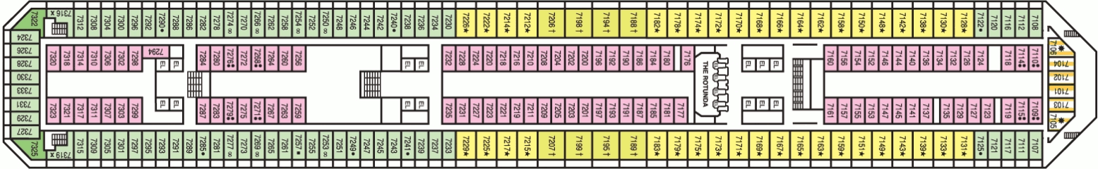 Deckplan Empress Deck – Carnival Sunshine