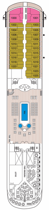 Deckplan Deck 10 – Seven Seas Navigator