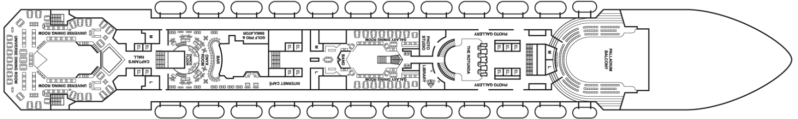 Deckplan Atlantic Deck – Carnival Sunshine