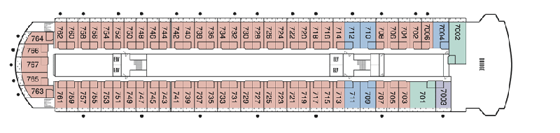 Deckplan Deck 7 – Paul Gauguin